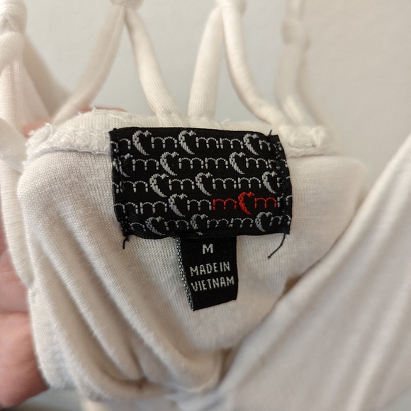 White cover up dress, size M - Picture 3 of 3